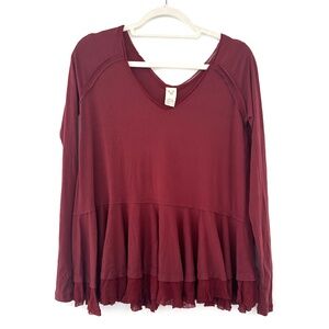 Free People We The Free Tangerine Tee Long Sleeve